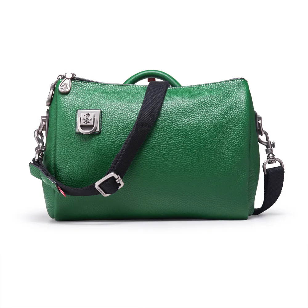 Orabird Green Crossbody Bags for Women Bucket Handbag Luxury Soft Genuine Leather