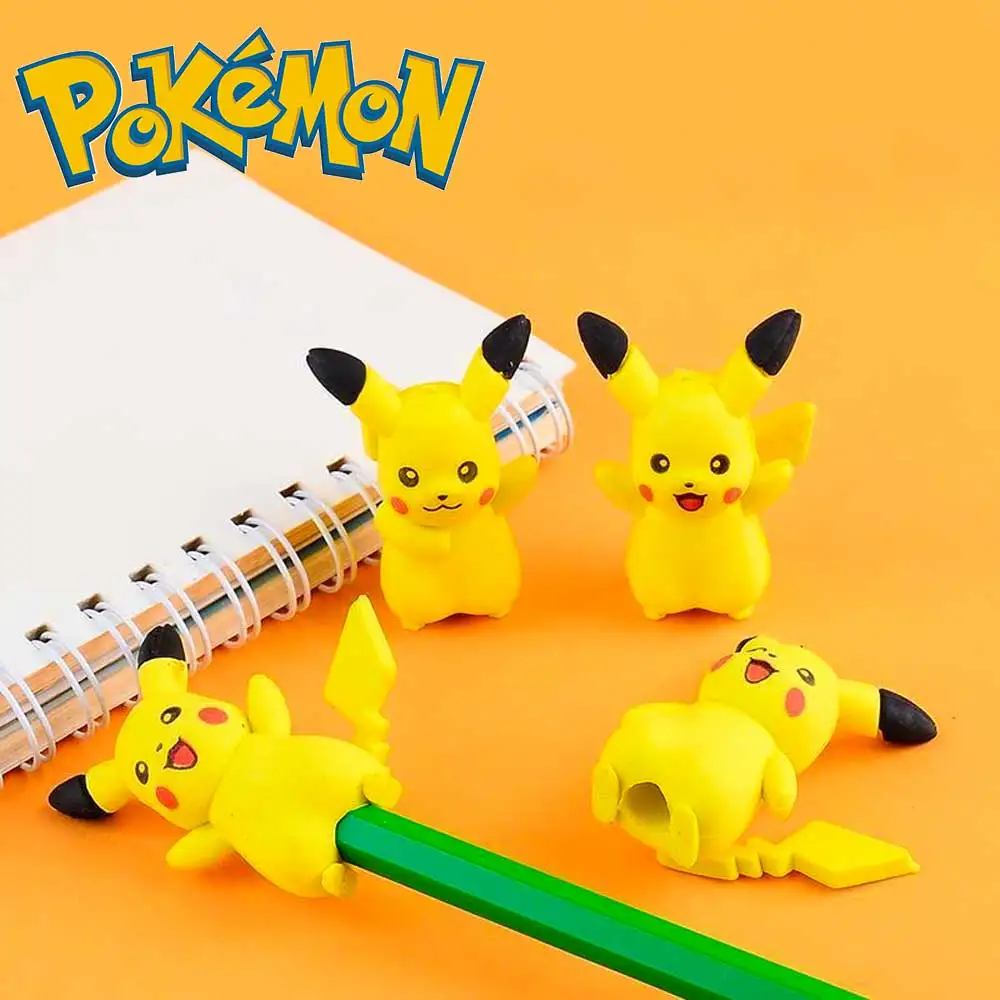 

1PCS Pokemon Cute Pikachu Cartoon Eraser Primary School School Supplies Creative Stationery Prize Birthday Party Children Gift