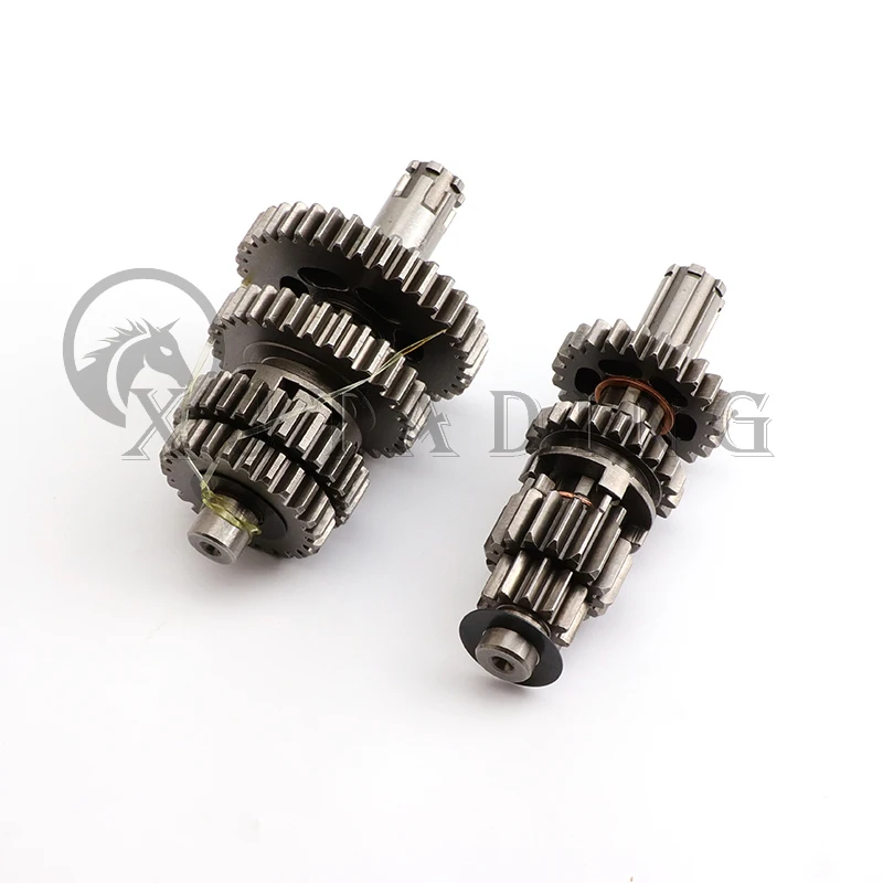 

110cc 125cc Motorcycle Transmission Gear Box Main Counter Shaft For Chinese YX110 YX125 Engine Pit Dirt Bike Motocross parts