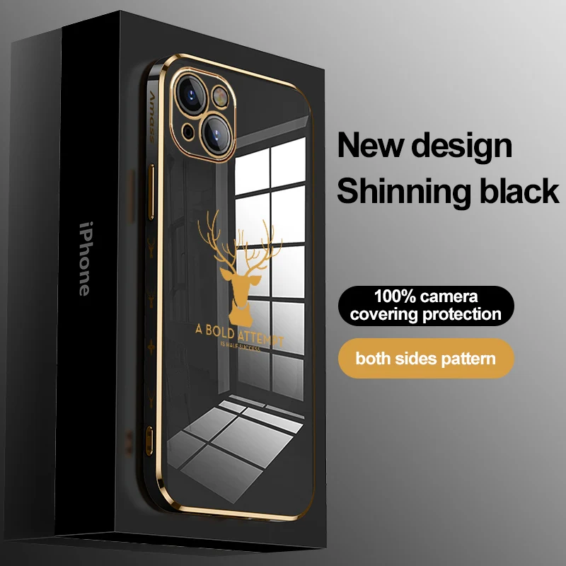 Роскошный чехол с квадратной рамкой и покрытием для Apple IPhone 13 11 12 Pro Max Mini 7 8 Plus XR XS X