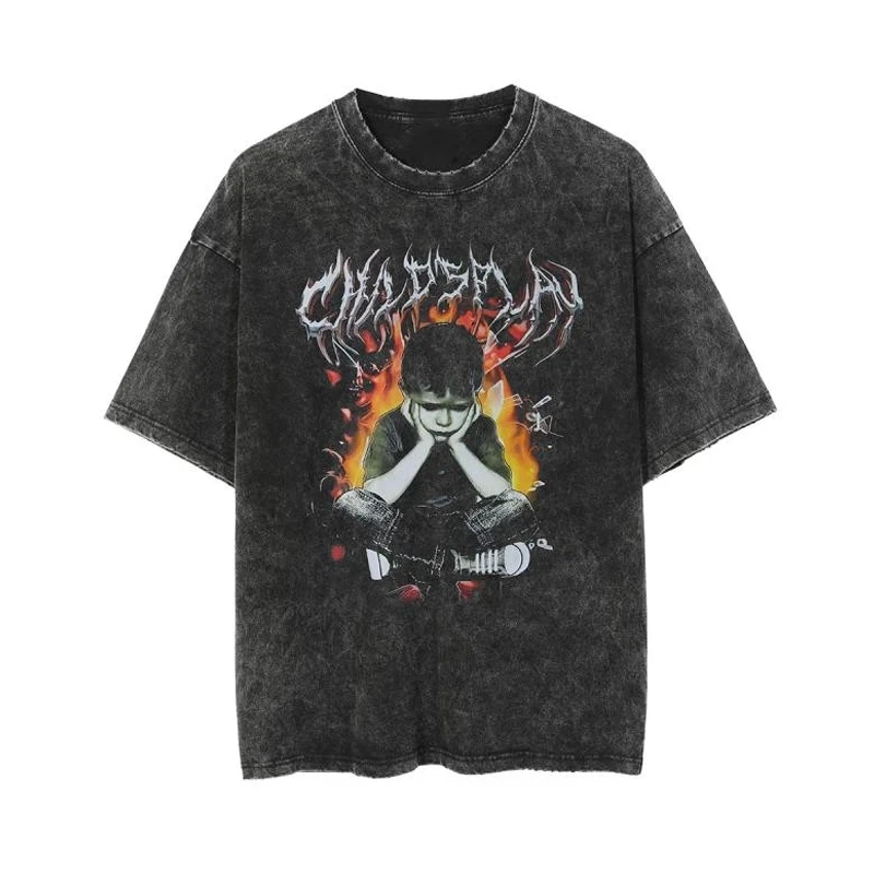 

NIGO Round Neck Spray Painting Short Sleeve T-shirt Ngvp #nigo5775