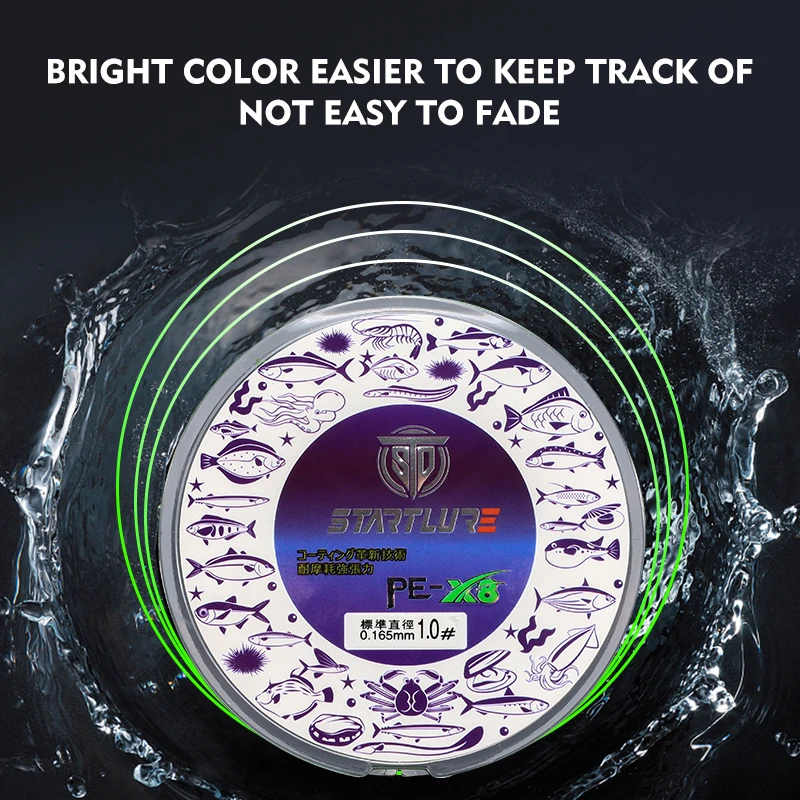 8-жильная рыболовная леска