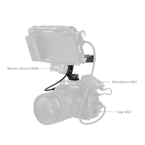 SmallRig Верхняя ручка с кнопкой записи Rec Trigger, противоскользящая силиконовая ручка для камеры Sony Nikon Canon Fujifilm Panasonic