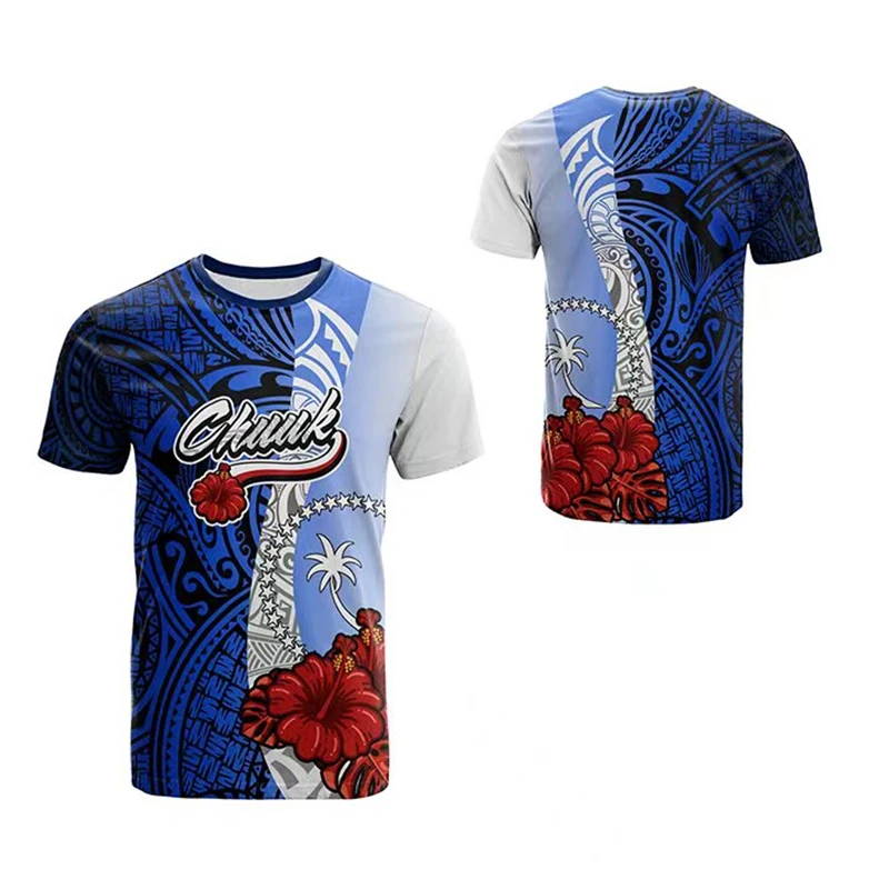 

Men's 3D Printed T-shirt Retro Polynesian Culture Island Tribe Tattoo Style Summer Casual Fashion Short Sleve Kids 100-6XL