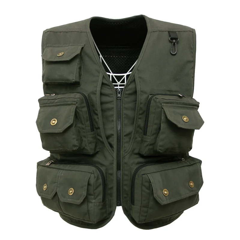 Жилет с несколькими карманами для фотографа режиссер репортер реклама рыбалка