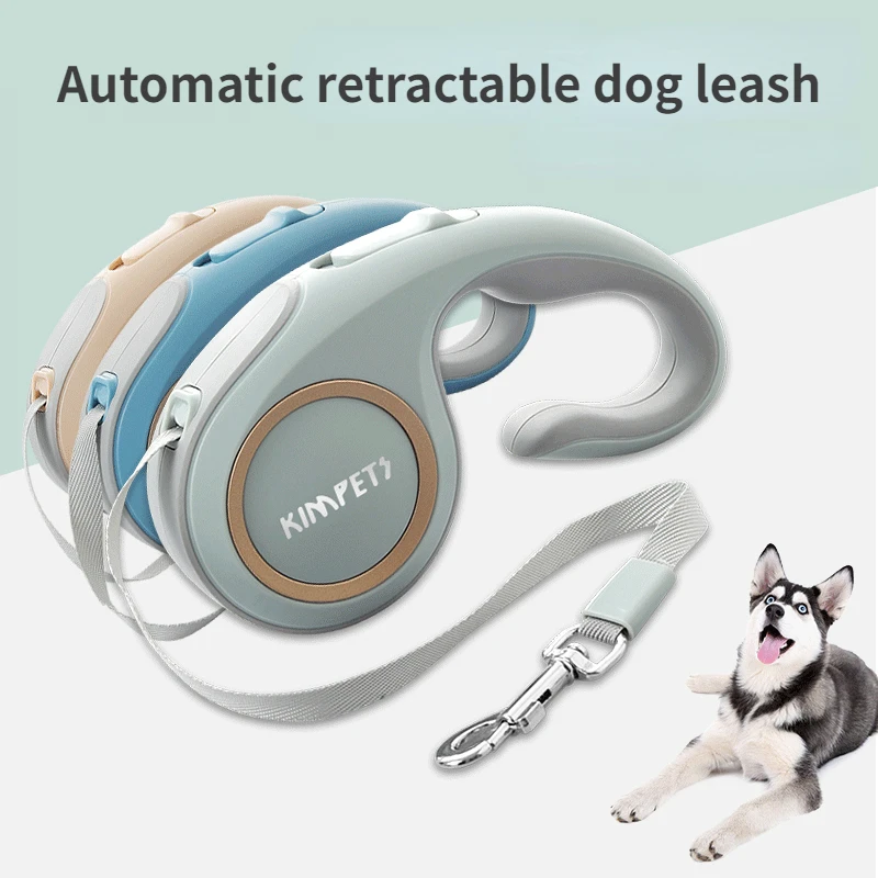

3m Durable Dog Leash Automatic Retractable Nylon Cat Reflective Lead Extension Puppy Walking Running Lead Roulette Pets Products