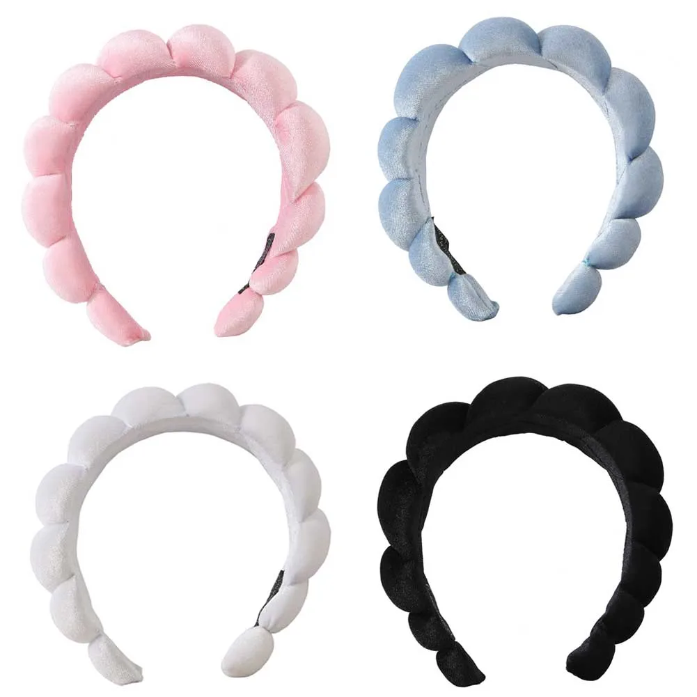 

Terry Towel Headband Sponge Hairband Spa Headbands For Women Skincare Headband Winter Wide Hairbands Hair Accessories Headwear