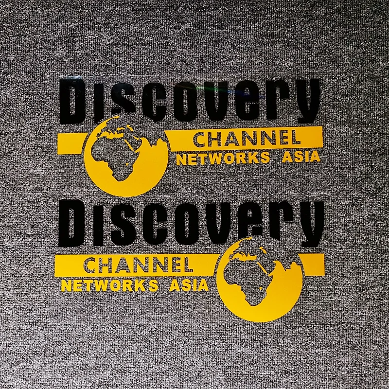 

2P Discovery Channel Networkworks Asia Автомобильные наклейки Светоотражающие украшения для дверей Мотоциклы Автотюнинг Стайлинг D2