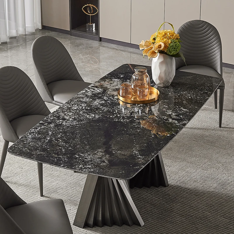 

Center Kitchen Dining Tables Coffee Set Poker Luxury Dining Tables Living Room Floor Office Mesa Comedor Home Furniture WSW35XP