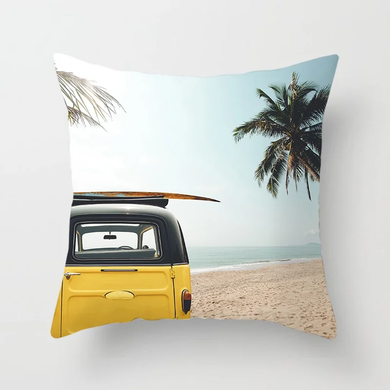 45x45 см Пляжный Пейзаж серия подушки подарок спальня диван автомобиль наволочка |