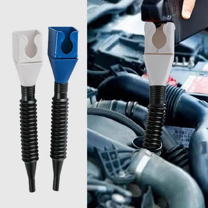 

Flexible Draining Tool Snap Funnel Foldable Car Funnel Oil Guide Plate Motorcycle Truck Auto Engine Oil Gasoline Filling Tools