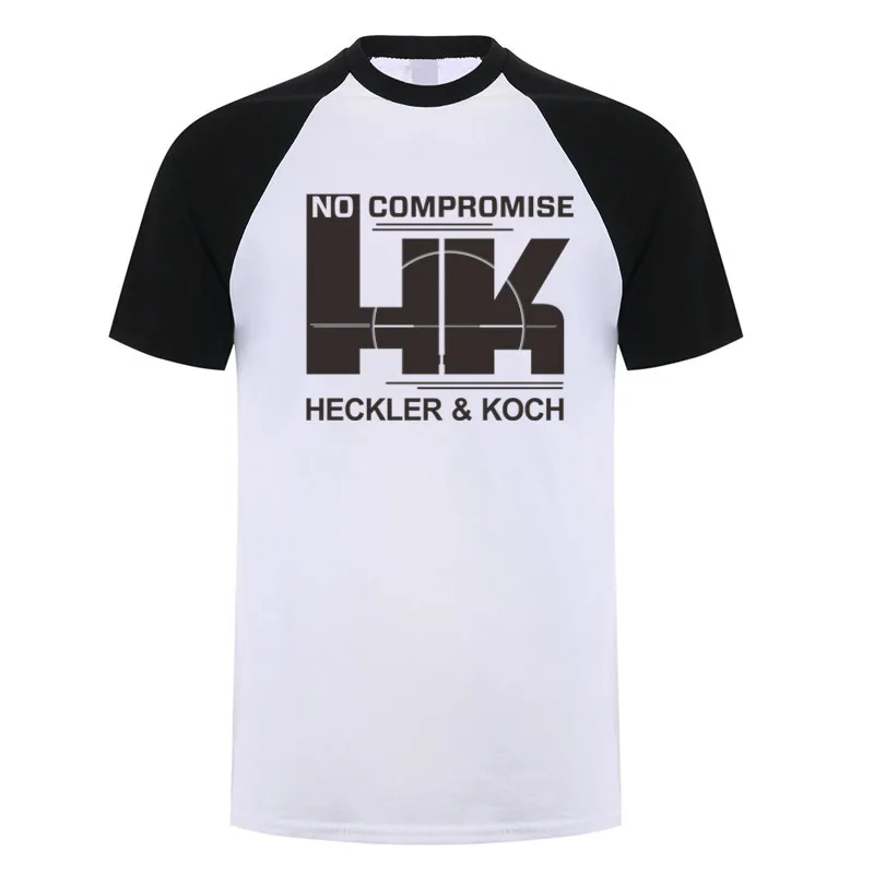 Футболка Heckler &amp Koch HK No компромисс мужская летняя хлопковая Повседневная