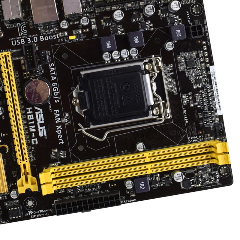 Материнская плата LGA 1150 ASUS H81M-C материнская DDR3 Intel H81 16 Гб PCI-E 2 0 SATA III USB3.0 ATX для intel Xeon