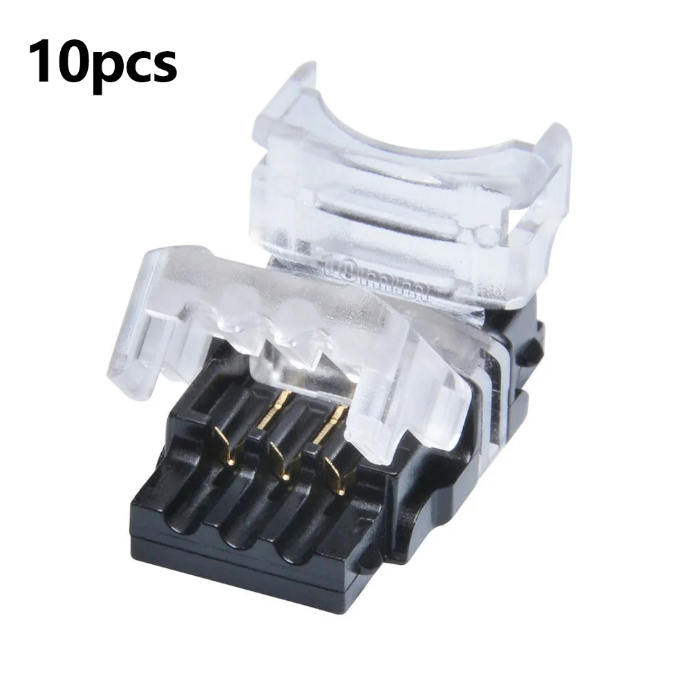 

8mm 2pin 10mm 3pin RGBW Waterproof LED Light Bar Solder-free Quick Connector LED Light Bar Connector