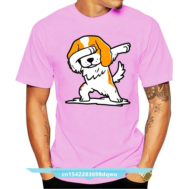 

Funny Dabbing Cavalier King Charles Spaniel Cute Dab Dance Dog Men T Shirt