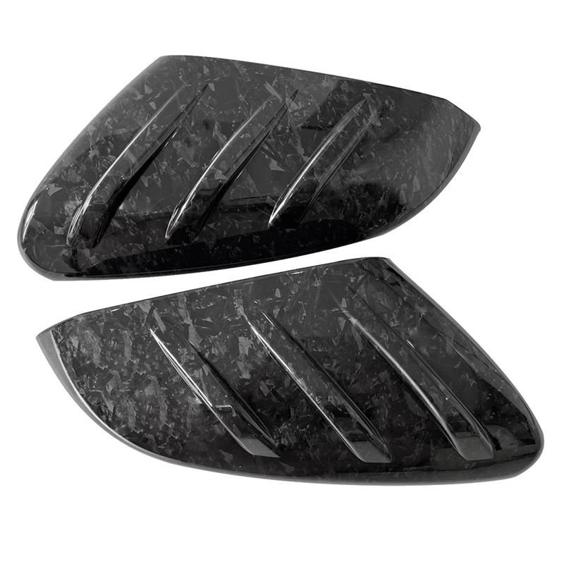 

4Pcs Car Side Rearview Mirror Cover For Honda Civic 2016-2021 Forged Pattern Door Mirror Cover