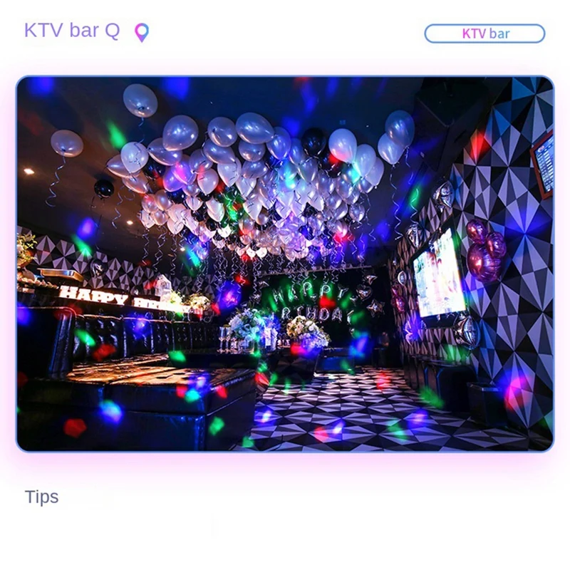 1 шт., 3 Вт, дискотека, Настенная подсветка