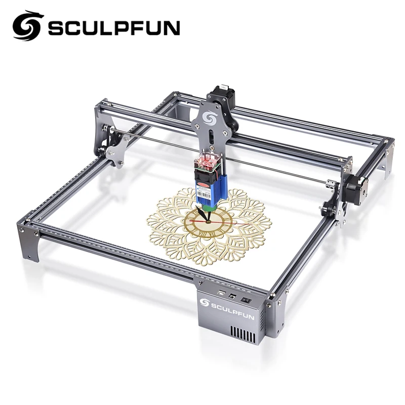 

SCULPFUN S6 Pro Laser Engraver LD+FAC Spot Compression Ultra-thin Focus Desktop DIY Engraving Cutting Machine 410x420mm