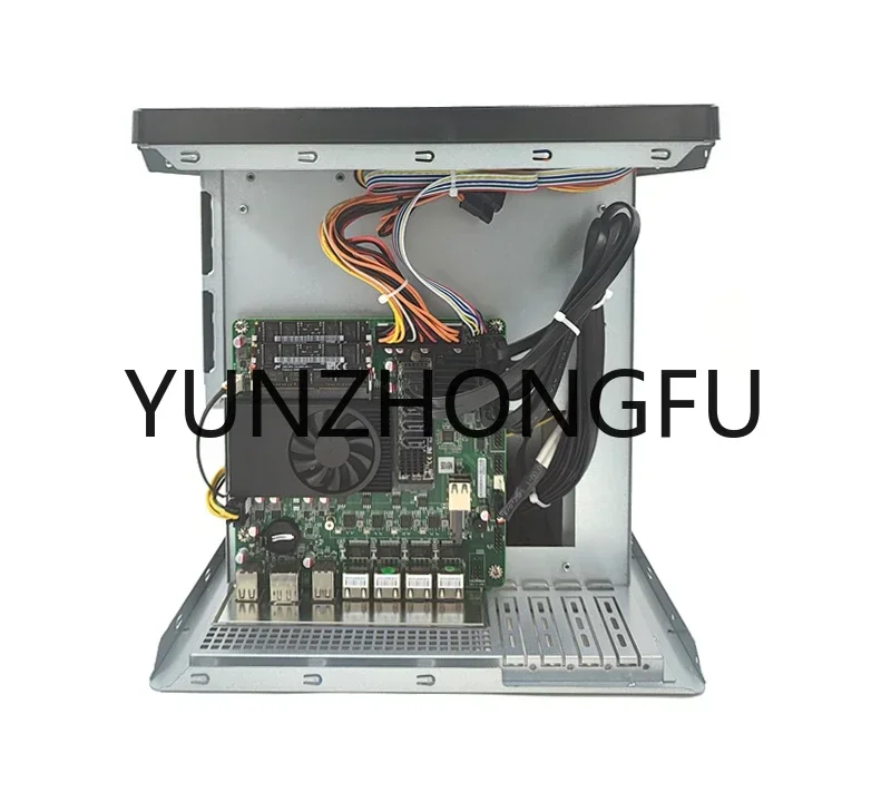 Фото 8-дисковый NAS-сервер с 8 отсеками для HDD, материнская плата N5105 с 4*2.5Gbe, 32 ГБ оперативной памяти DDR4 для хранения данных в домашнем офисе №2