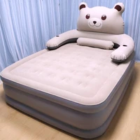double inflatable bed flocking thickening single air mattress home portable outdoor simple mattress