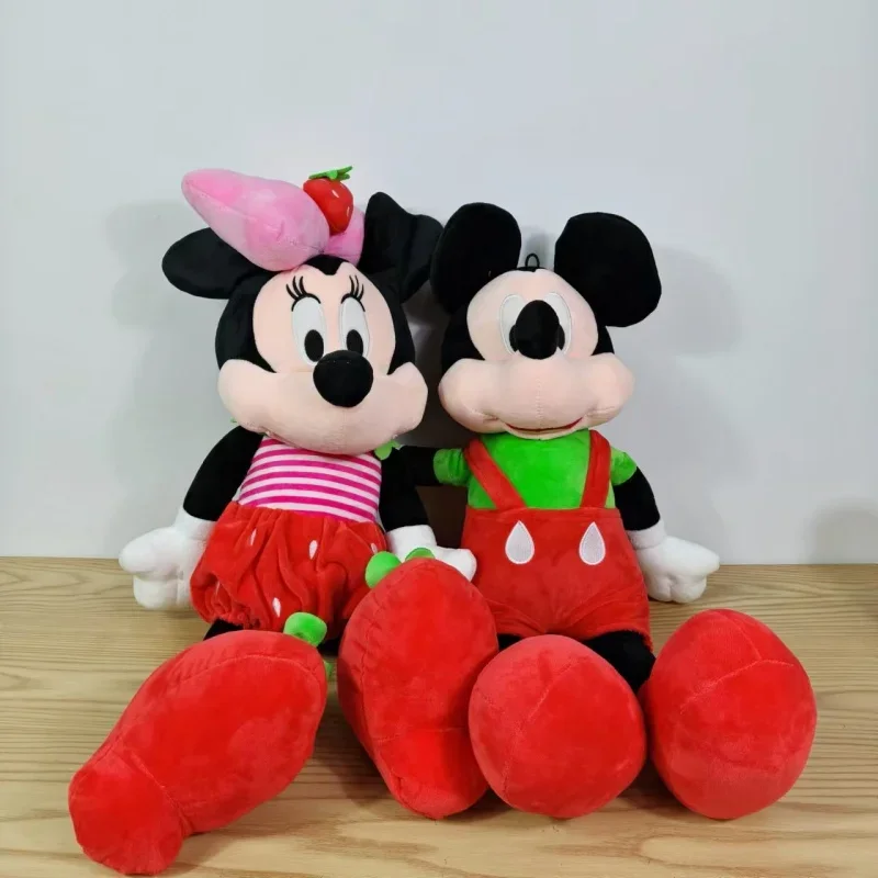 Disney милая плюшевая игрушка с Микки Маусом и Минни аниме мягкая кукла подушка