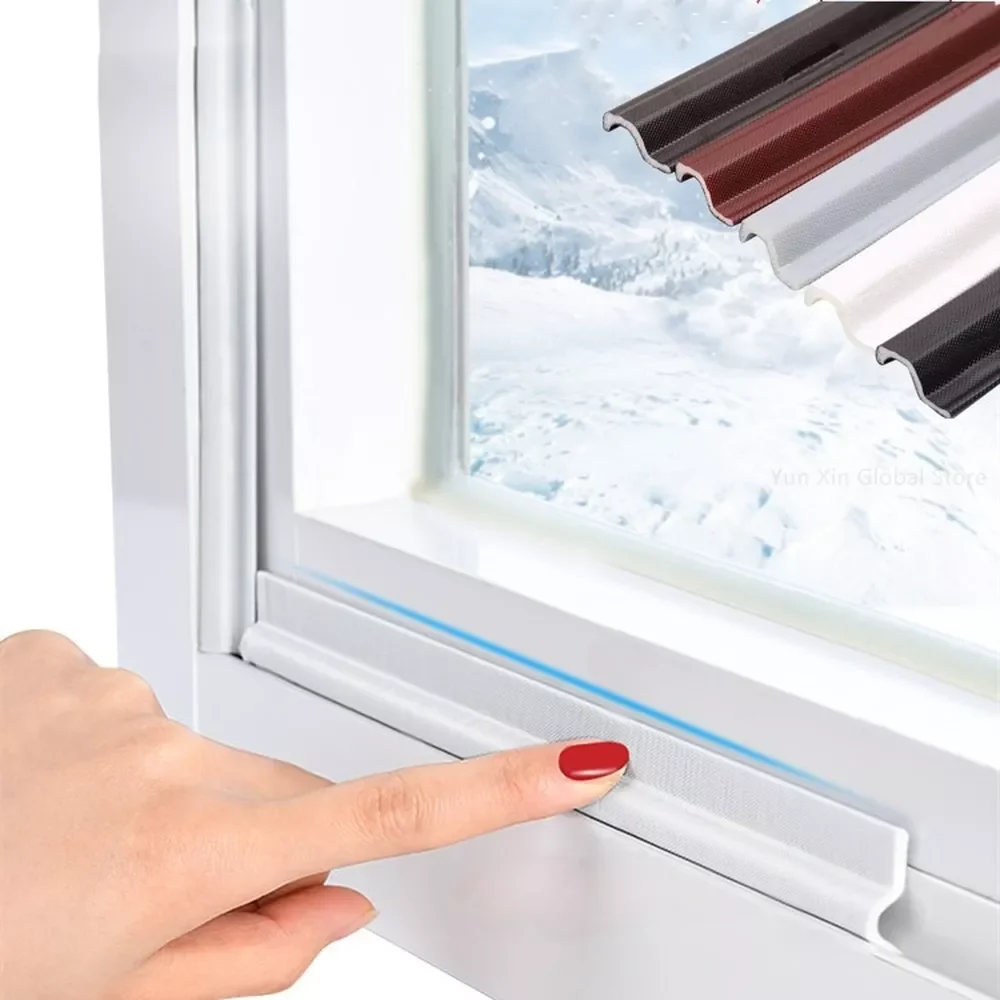 

Window Sealing Strip PU Foam Dustproof Soundproofing Sealing Tape Weather Stripping Door Window Accessories
