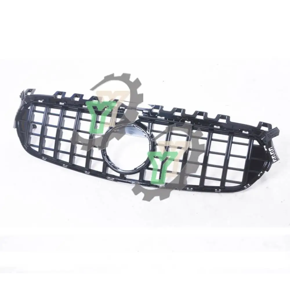 Черно-серебряный передний бампер panamerica GT решетка Алмазный Стиль для Mercedes Benz B Class