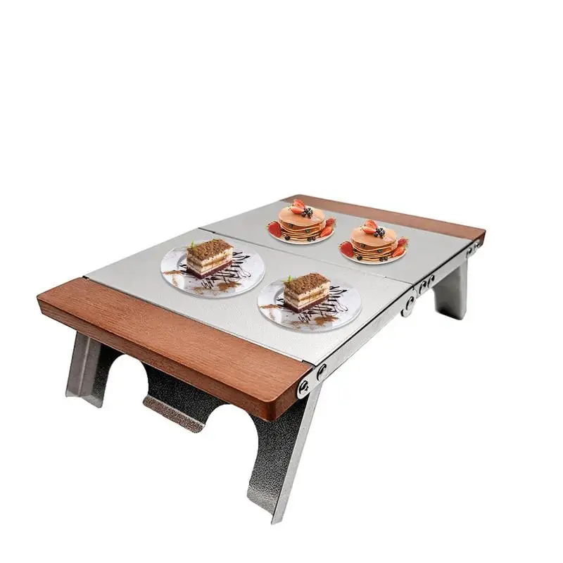 

Складной стол для улицы из нержавеющей стали, легкий складной стол для пикника, обеденный стол для пикника, стол для дома и улицы, сверхпрочный