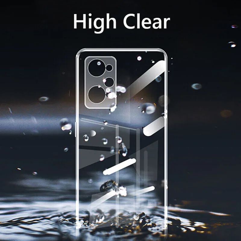for realme gt neo 2 case simple slim soft tpu transaprent clear phone case on for realme gt2 pro neo2 cover free global shipping