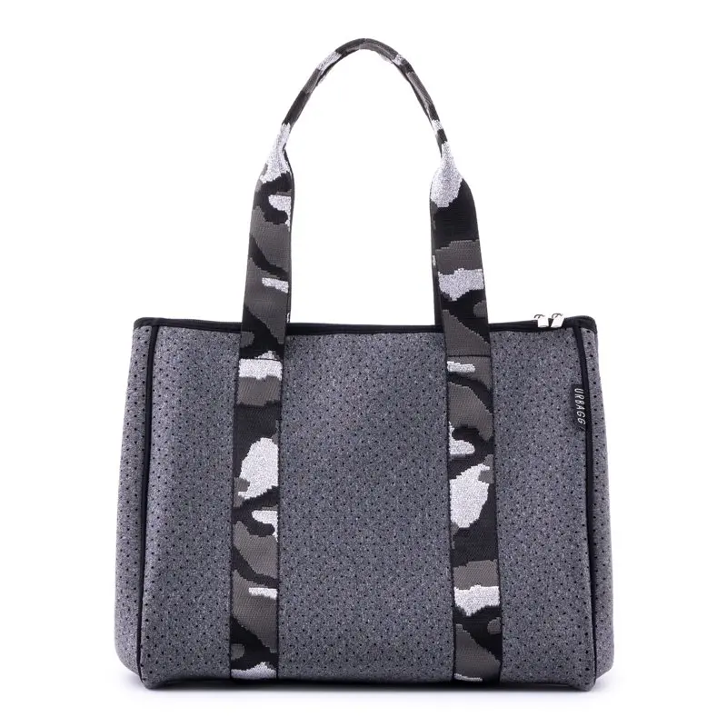 

Fashionable Zipper Tote Bag for Women, Travel Gym Beach Everyday Handbag with Makeup Pouch Camo Strap – Perfect Gift for Her