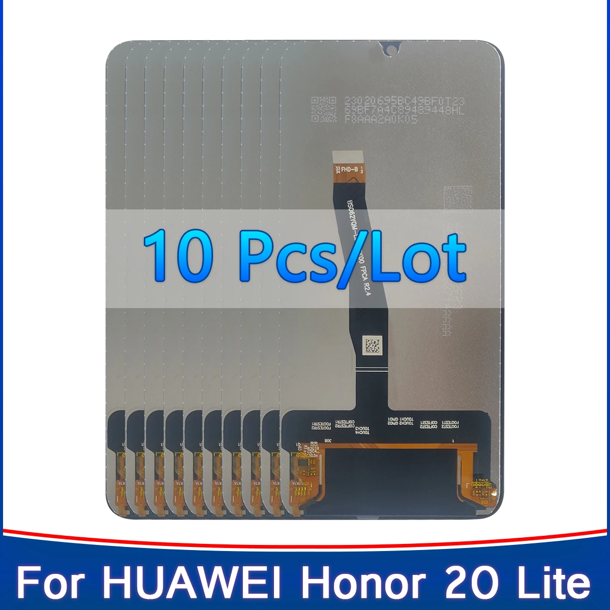 10 штук 6,15-дюймовый ЖК-дисплей для Honor 20 Lite MAR-LX1H Сенсорный экран сборки с заменой сборки цифрового дисплея Huawei 20Lite