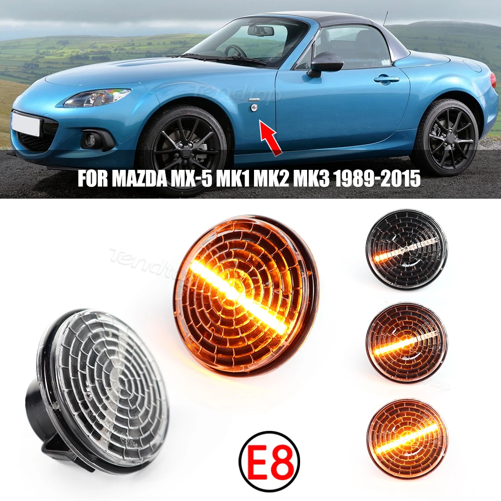 Светодиодный динамический мигающий индикатор со стрелкой боковой габаритный