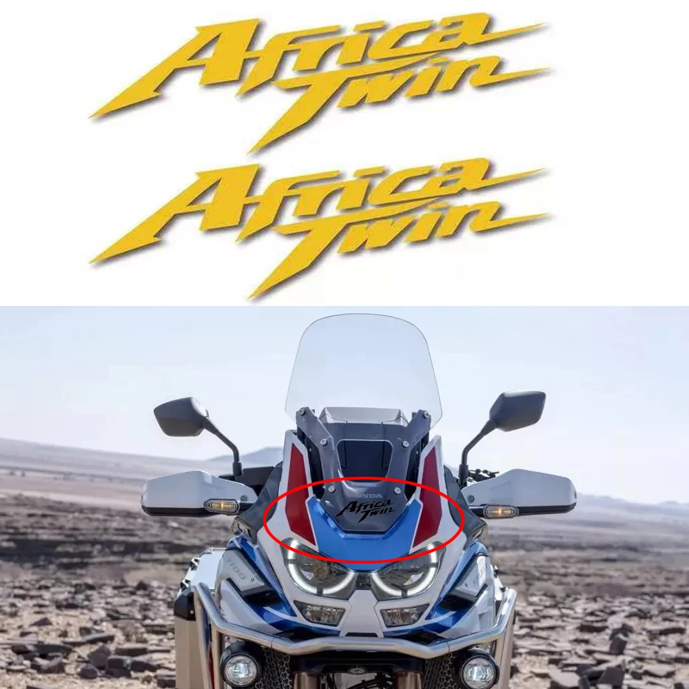 

Motorcycle Fuel Gas Cap Sticker Tank Pad Protector Case For HONDA Africa Twin Sign Decals CRF1100L CRF1000L CRF 1000 Logo