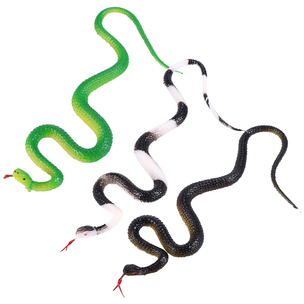 

Ornaments Realistic Childrens Toys Simulation Snake Figurines Prank Props Snakes Toys