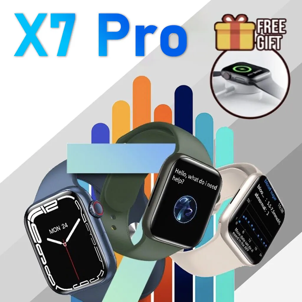 

Смарт-часы X7 Pro мужские/женские водонепроницаемые с поддержкой Bluetooth