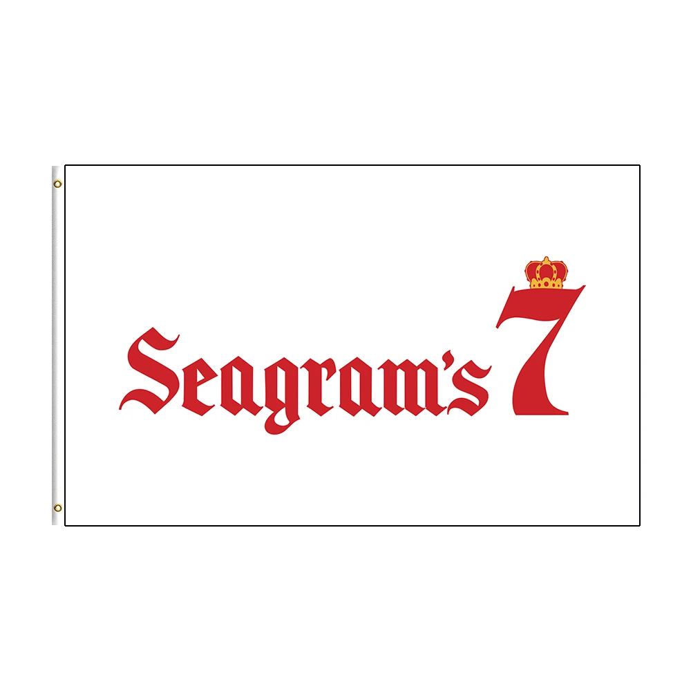 

3x5Ft Seagrams Flag Beer Printed Banner For Decor