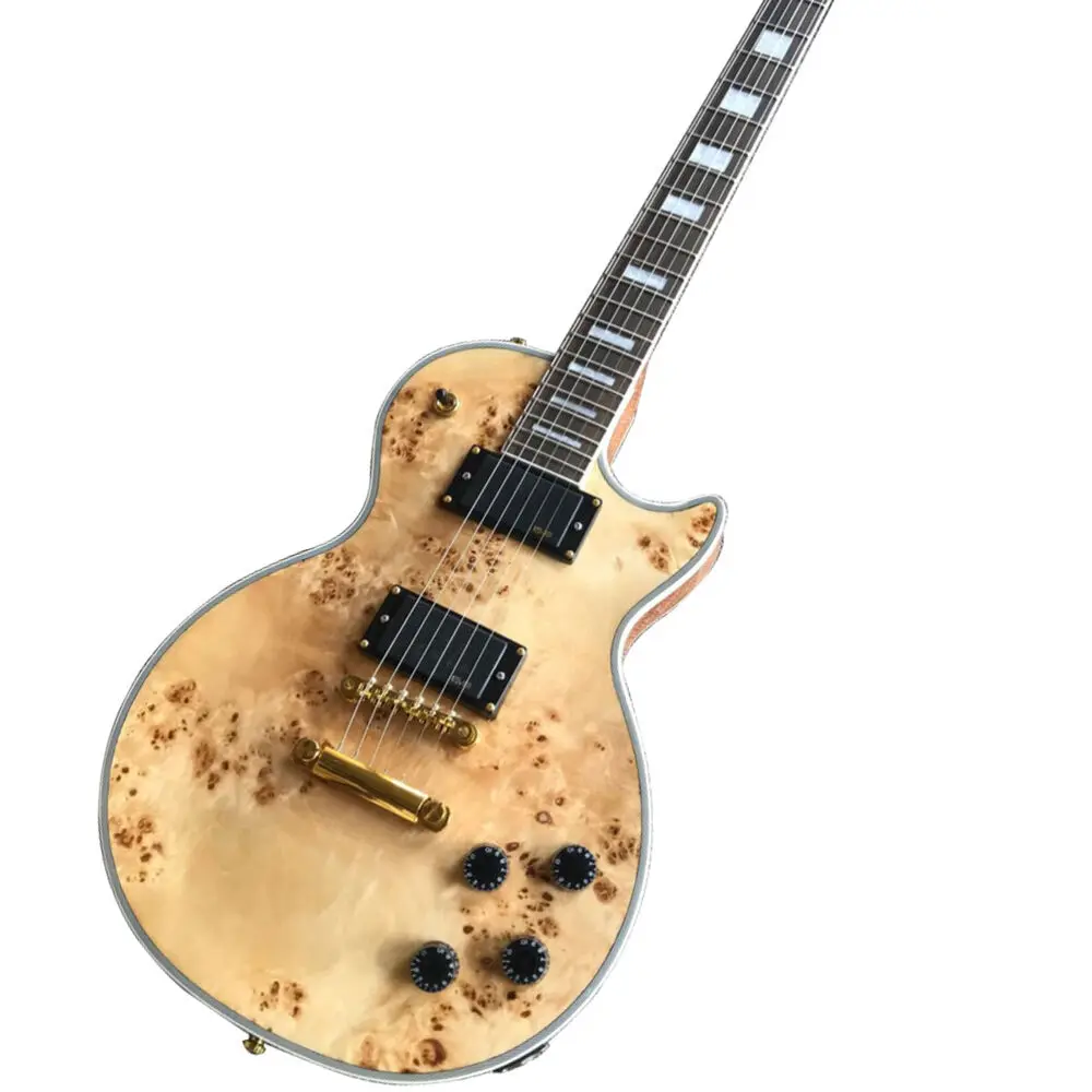 

YUMIYA Customshop 6string Electric Guitar Solid Body HH Pickups Gold Hardware 22Fret