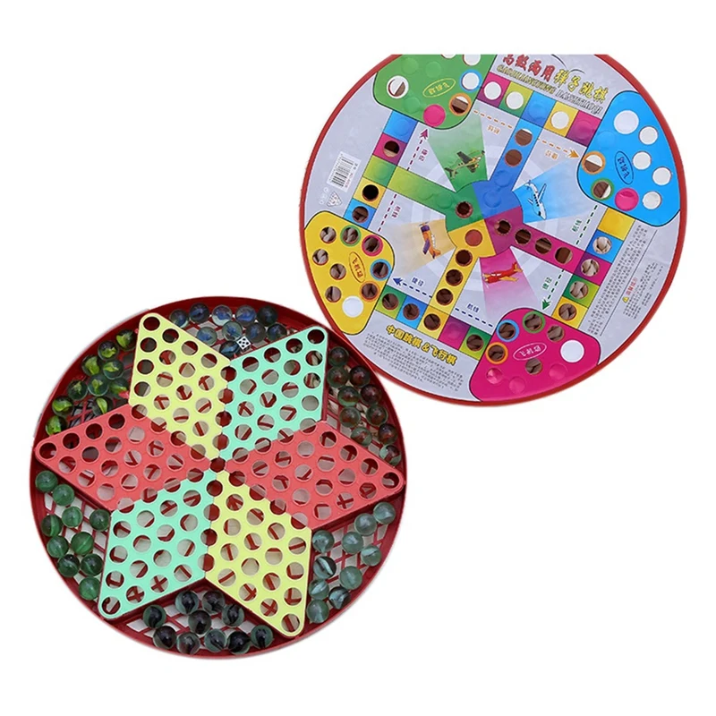 Шашки из стеклянных бусин Летающие шахматы Шахматная доска двойного назначения