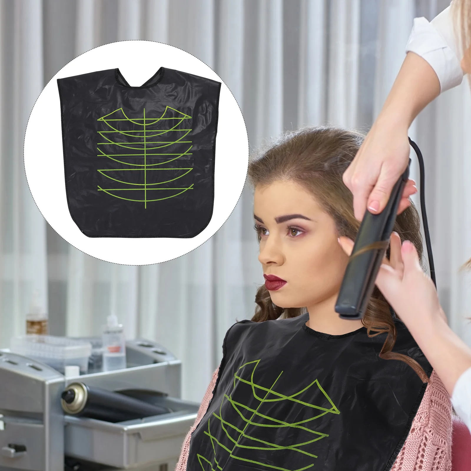 

Hair Cape Salon Cutting Hairdressing Haircut Apron Barber Stylistcloak Dying Smock Gown Coloring Shampoo Capes Dye Beard Styling