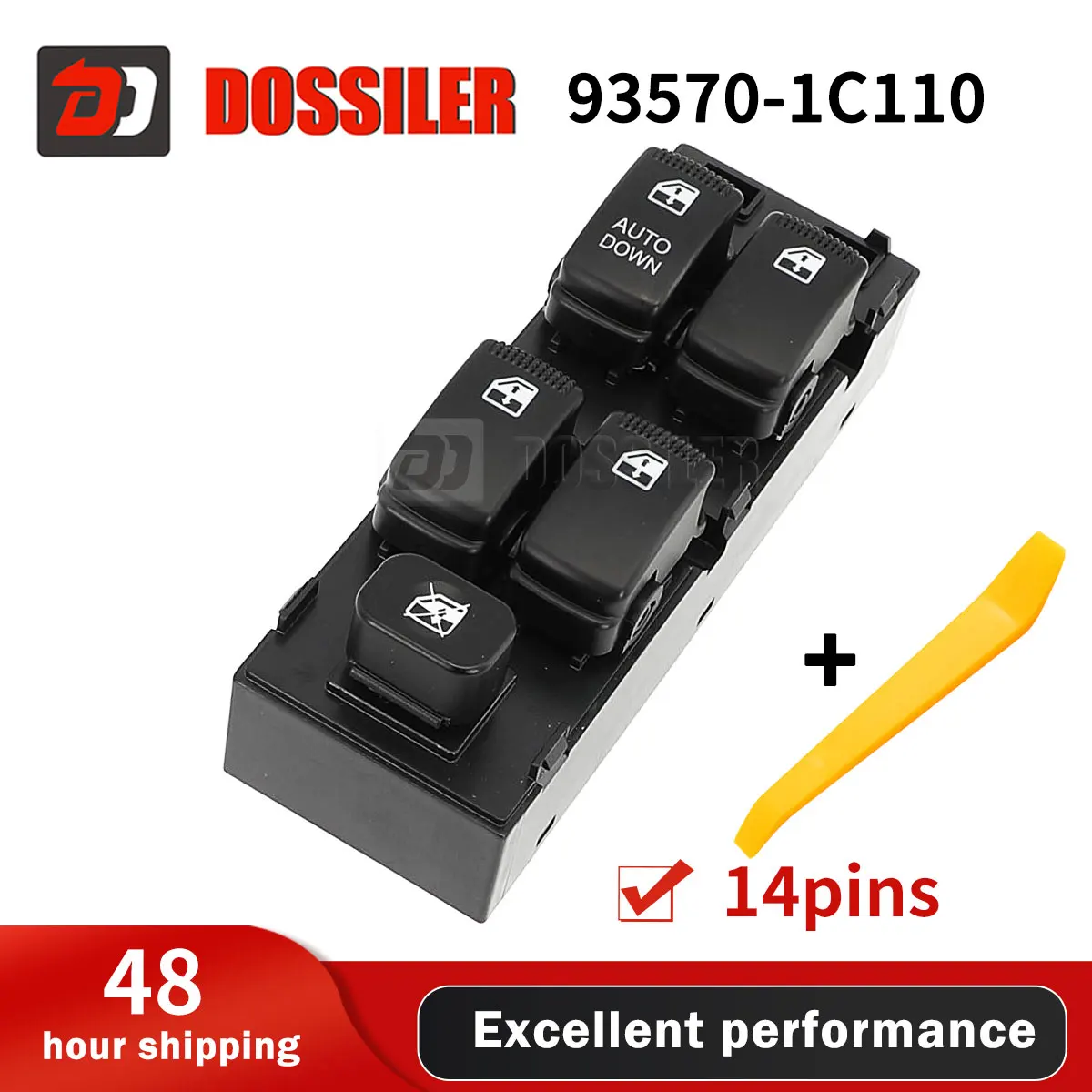 93570-1C110 автомобильные аксессуары Dossiler для Hyundai Matrix Getz Kia Carens кнопка переключения