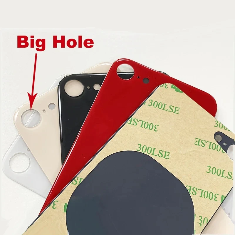 Запасные части для iPhone 8 задний экран со стеклом с большим отверстием задней
