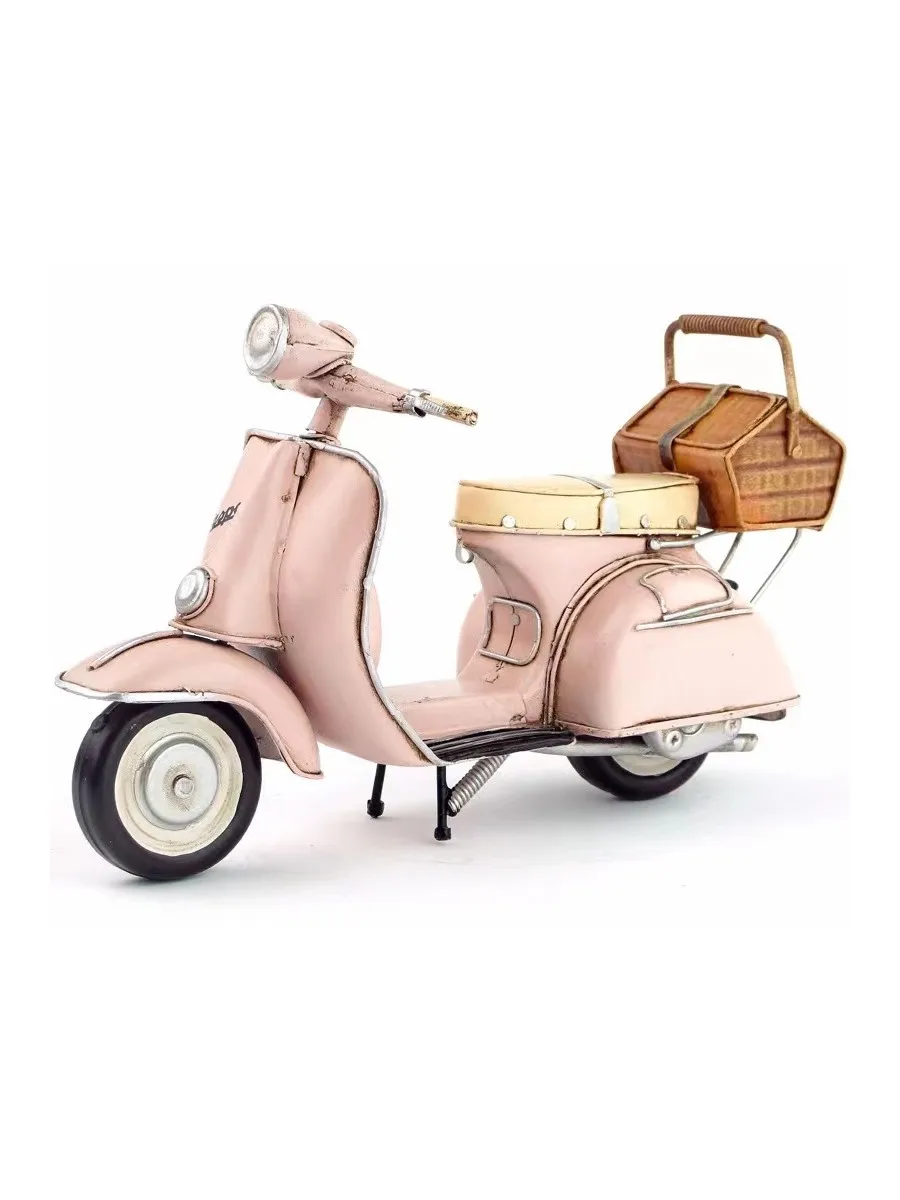 Винтажная Оловянная модель для мотоцикла в стиле ретро