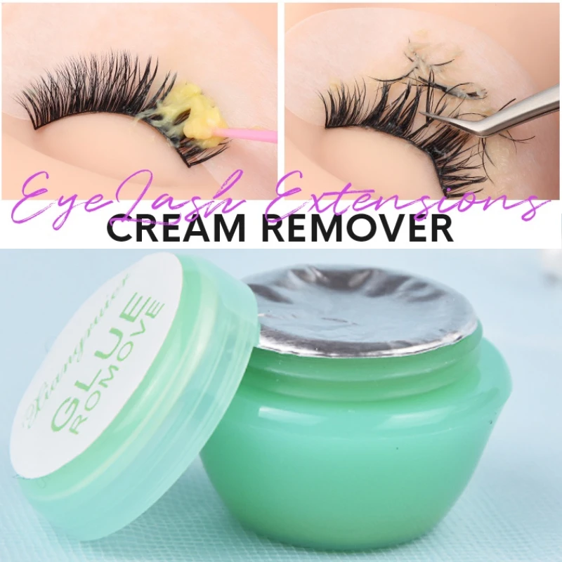 

Eyelashes Glue Remover Cream 5g Fruit Flavor Zero Stimulation Quick Removing Eyelash Extensions Tools Fragrancy Cream Makeup