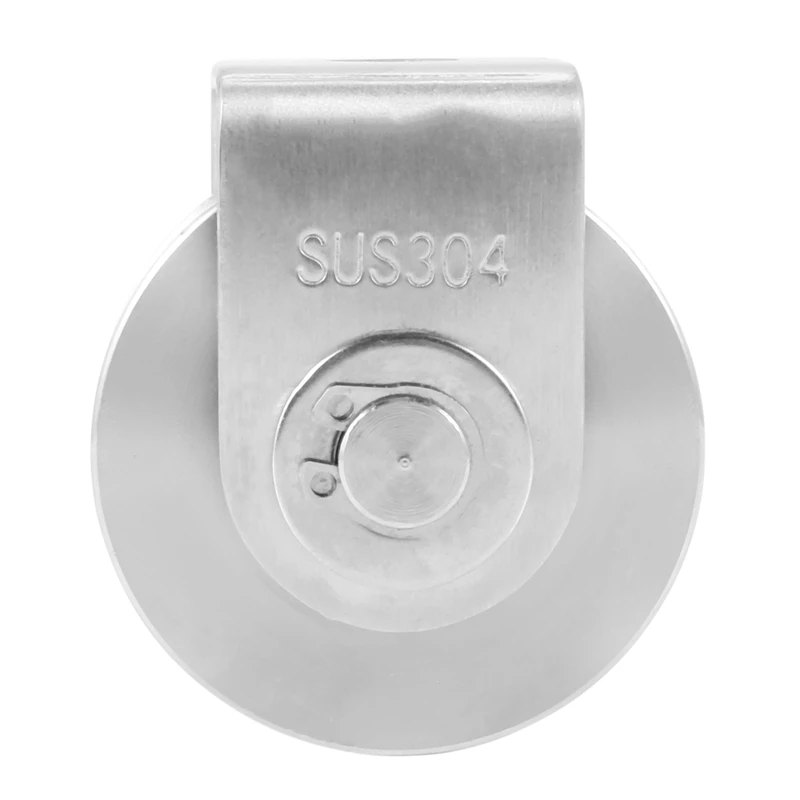 10X 2-дюймовый V-образный ролик шкива из нержавеющей стали 304 роликовый подшипник