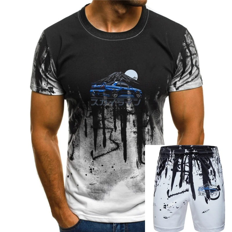 

Men tshirt Skyline GTR R34 Unisex T Shirt women T-Shirt tees top