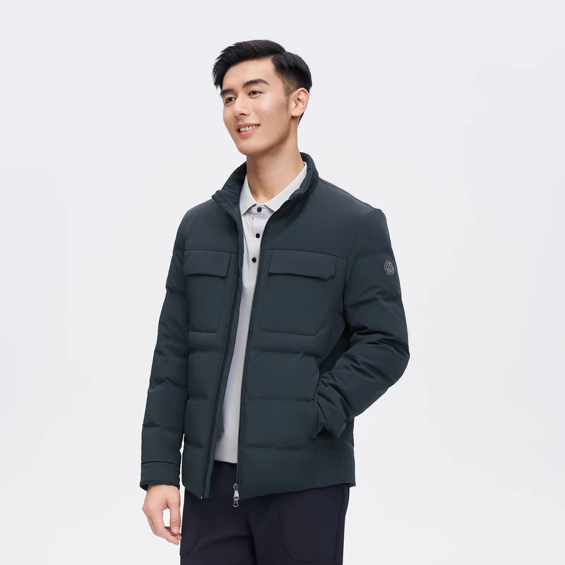 Мужская стеганая куртка BOSIDENG мужские легкие куртки водонепроницаемая теплая