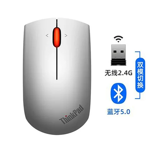 Беспроводная мышь ZKan для Lenovo  Dual-Mode Bluetooth + 2,4 ГГц