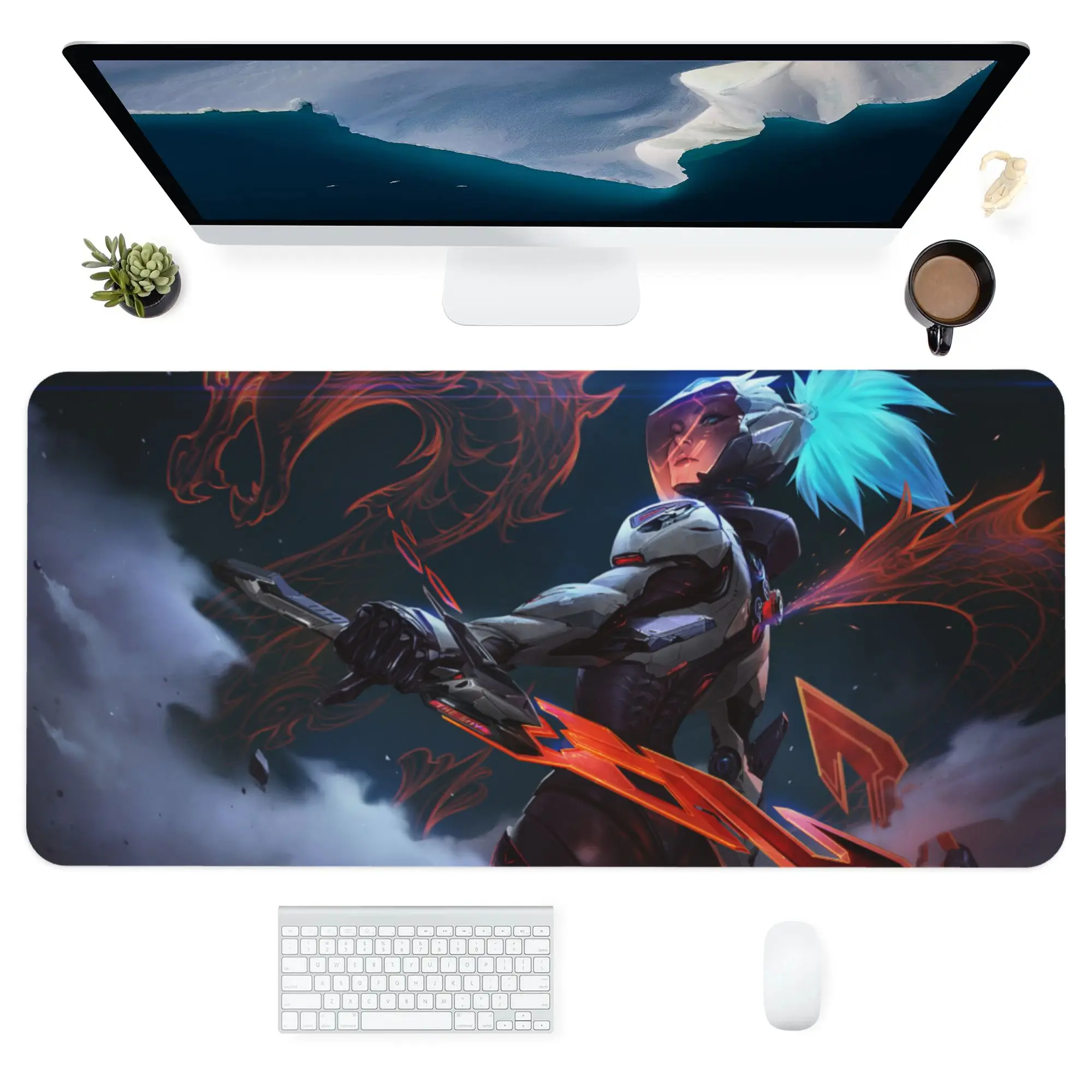 

Hot Sale Thickened Mouse Pad LOL Gaming Anime Cartoon Animal Personality Gaming Keyboard Table Mat for PC Keyboard Mouse Carpet