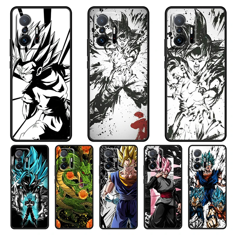 

Anime Dragon Ball Z Cool For Xiaomi 11 11T 10T Note 10 Mi 9T Ultra Pro Lite 5G Fundas Silicone Soft TPU Black Phone Case Cover