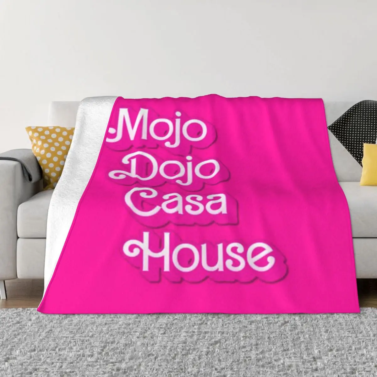 Mojo Dojo Casa House Ультрамягкое одеяло из микрофлиса